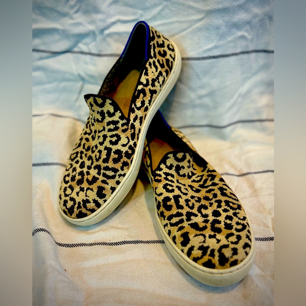 Leopard Print Slip-On Sneakers from Rothy’s